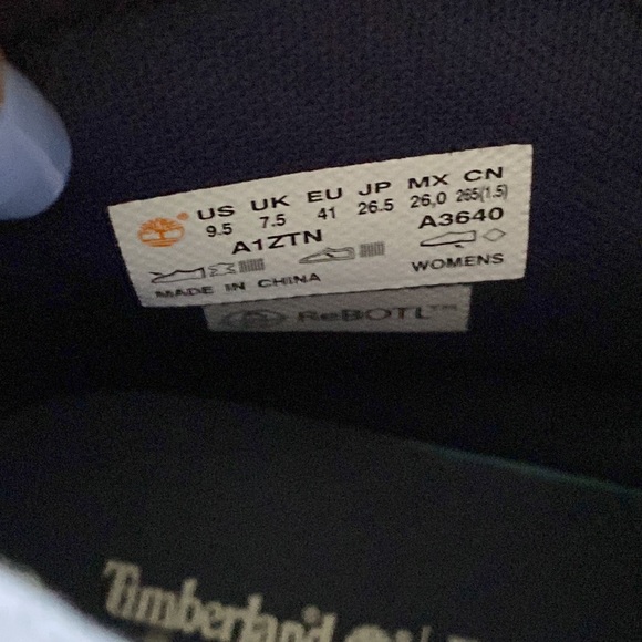 Timberland Like New Navy Blue Women’s 9.5 Classic Suede Ortholite Boots - Picture 9 of 9